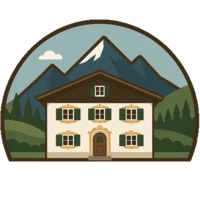 Alte Grenzstation Vorderriss Logo